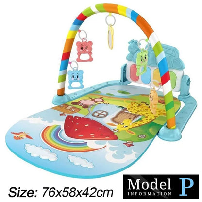 Baby Fitness Stand Music Play Gym for Early Education