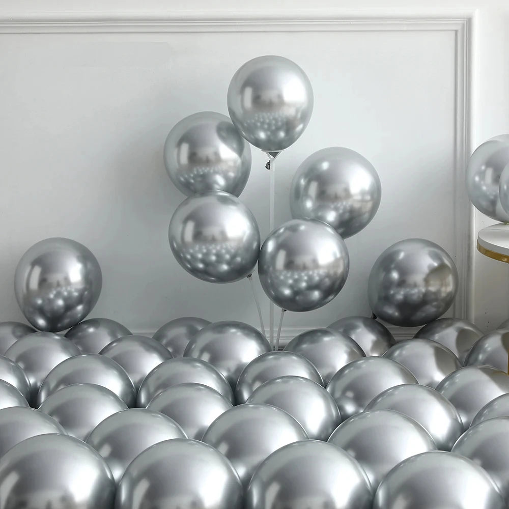 Transparent Dazzling Snowflake Balloon Garland for Winter Decor