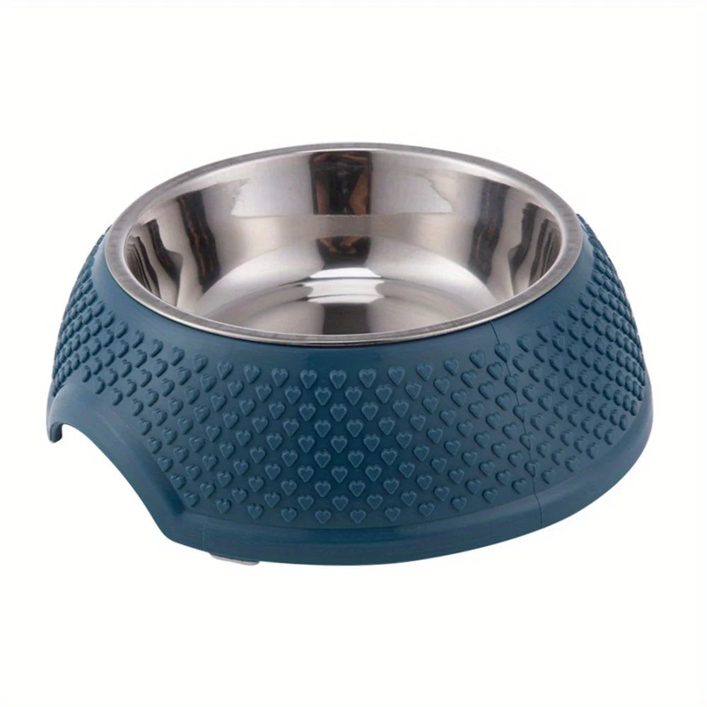 Non-slip Durable Stainless Steel Pet Dog Cat Feeding Water Bowl