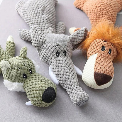 1/3Pcs Bite-Resistant Squeaky Sound Plush Pet Dog Toy