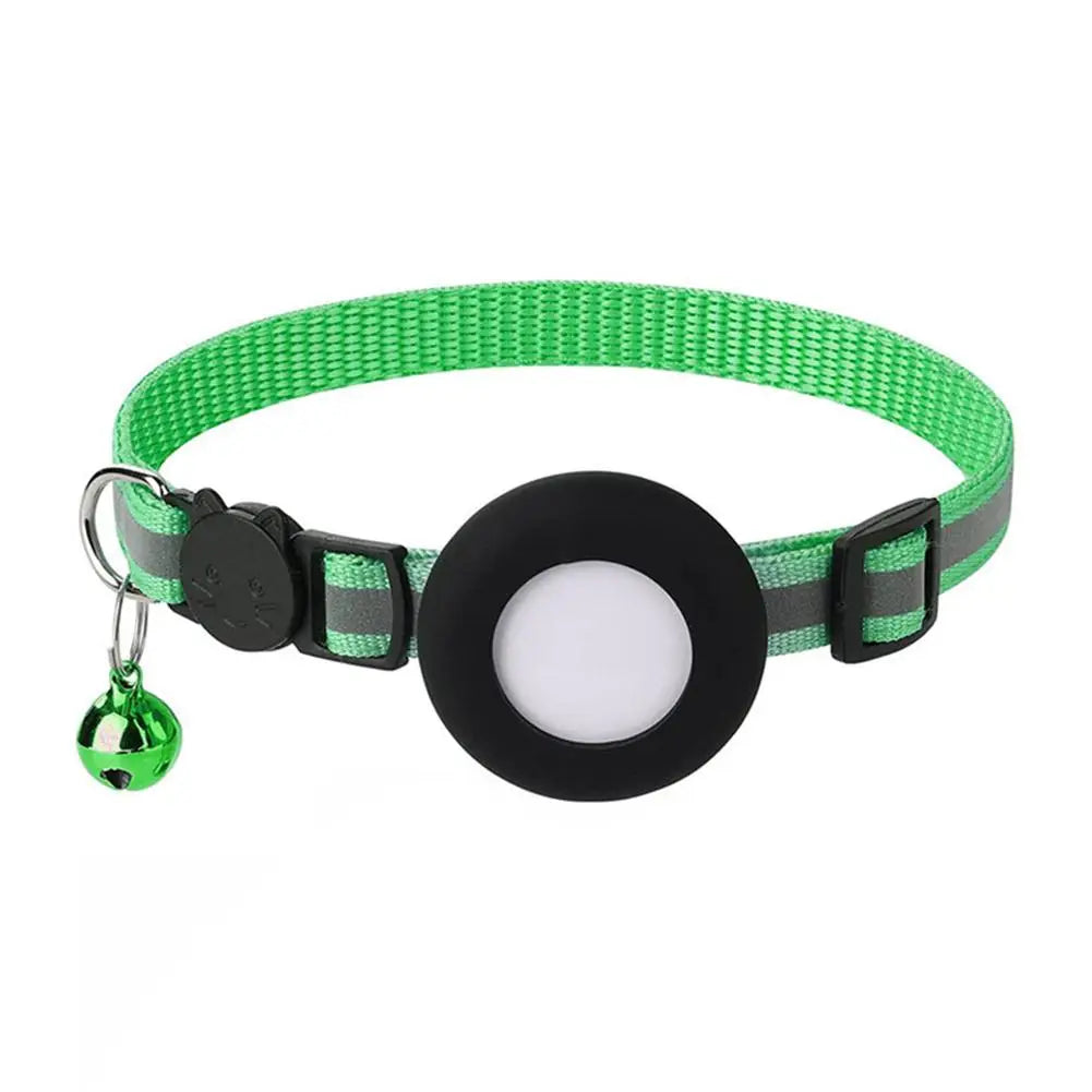 Pet Cat Collar with Protective Case for Anti Lost Locator Tracker Airtag Case