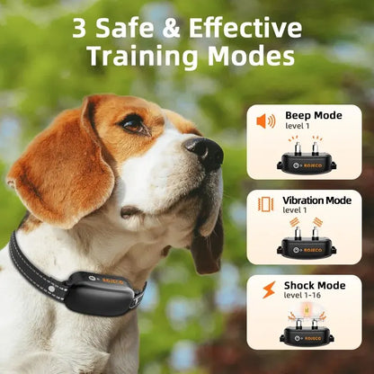 3300ft Pet Dog Digital Rechargeable Remote Control Anti Bark Training Collar