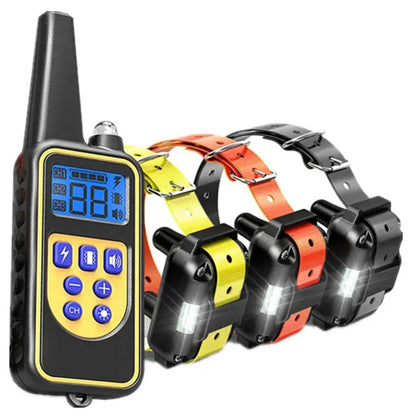 2600ft Waterproof Rechargeable Pet Dog Anti Bark Training Collar w/ Remote Control