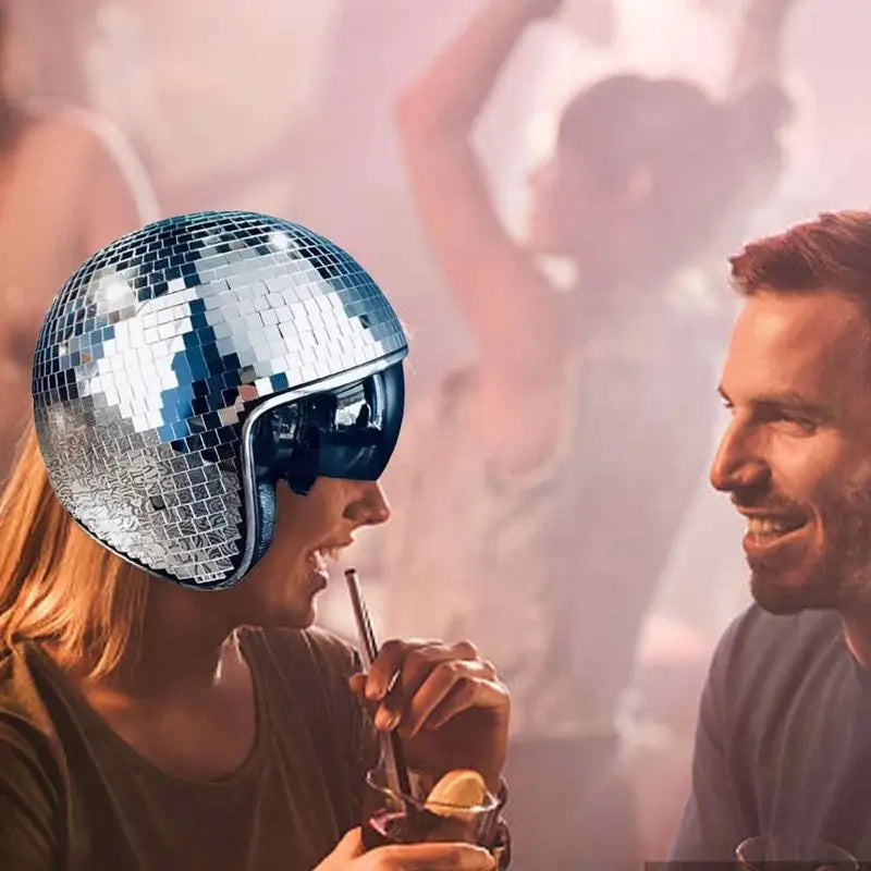 Disco Ball Helmet