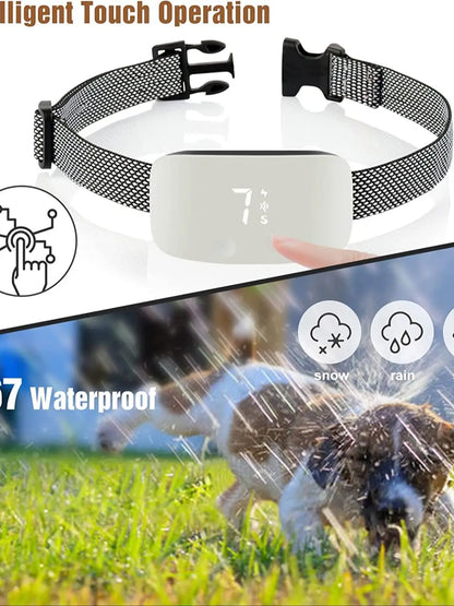 Pet Dog  Rechargeable Automatic Anti Barking Training Collar