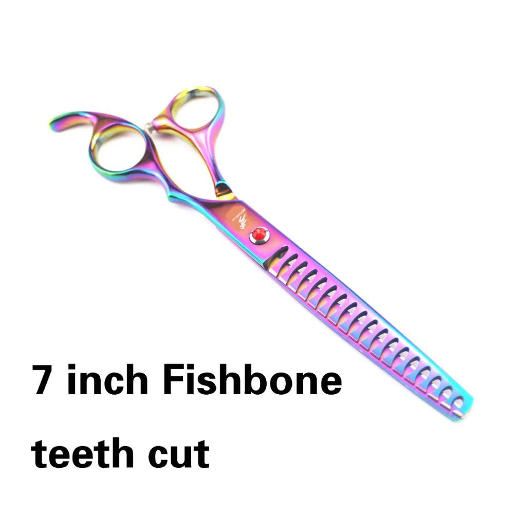 7" Stainless Steel Pet Dog Cat Grooming Thinning Scissors