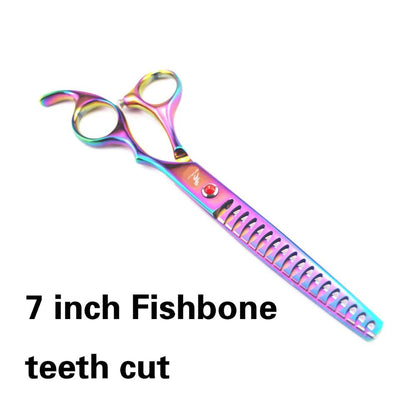 7" Stainless Steel Pet Dog Cat Grooming Thinning Scissors