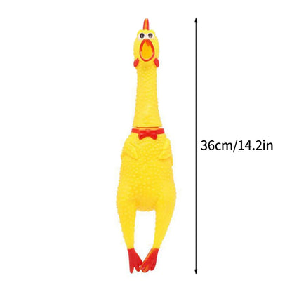 Funny Squeaky Screaming Pet Dog Chicken Chew Toys