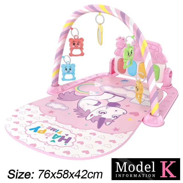 Baby Fitness Stand Music Play Gym for Early Education