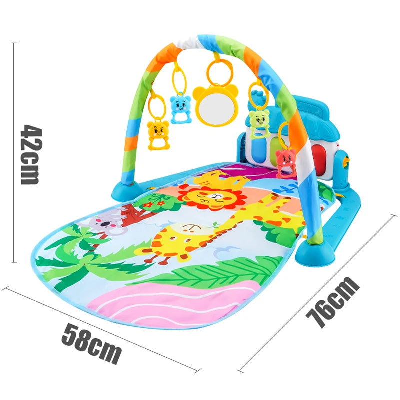 Baby Fitness Stand Music Play Gym for Early Education