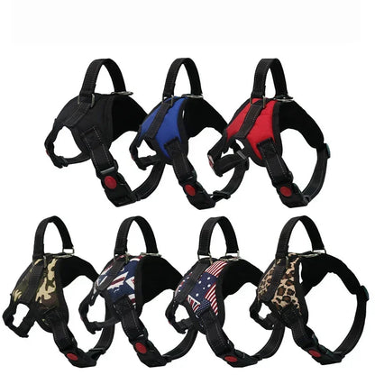 XS-XL Pet Dogs Adjustable Harness Vest +150cm Leash Lead