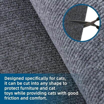 Trimmable Cat Scratching Mat Sofa Self-adhesive Scratch Tape