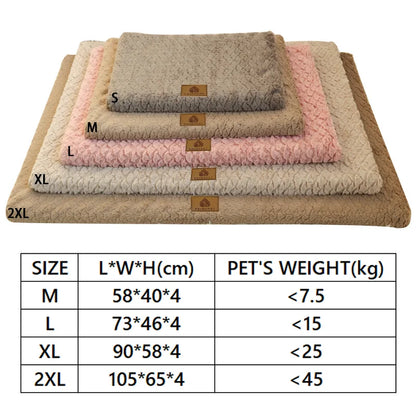 M-2XL Orthopedic Memory Foam Pet Dog Cat Bed With Removable Washable Faux Fur Cover