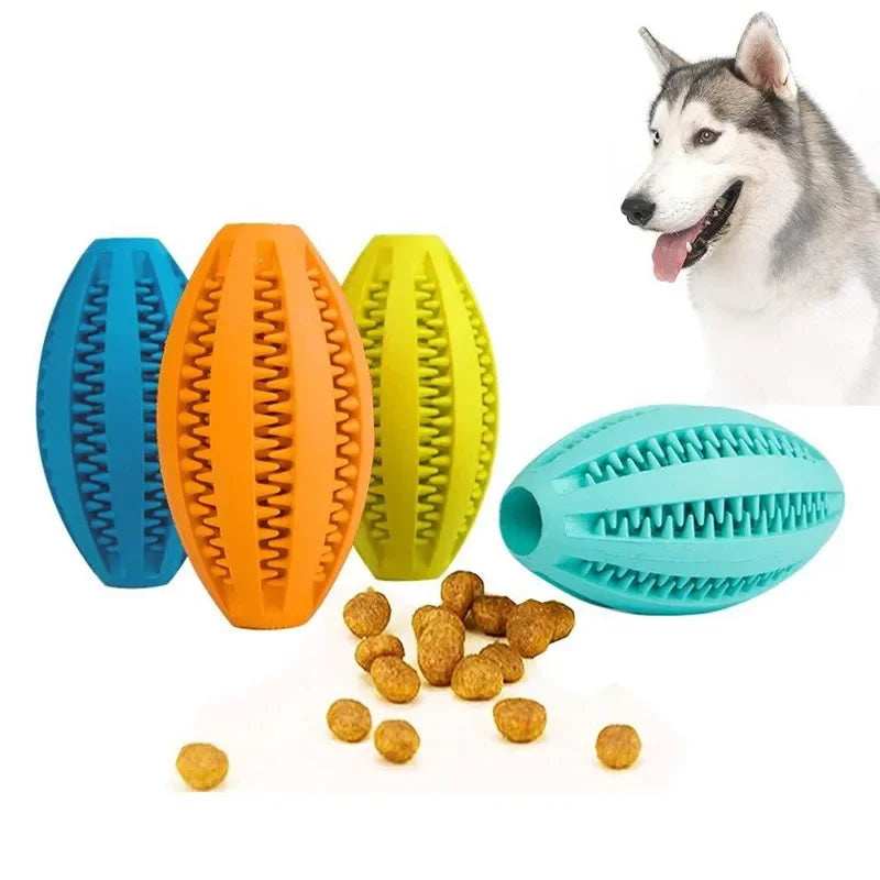 Natural Rubber Interactive Pet Dog Teeth Cleaning Chew Toys