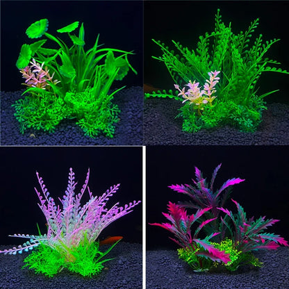 14cm/5.5inch Aquarium Fish Tank Artificial Decor Plants