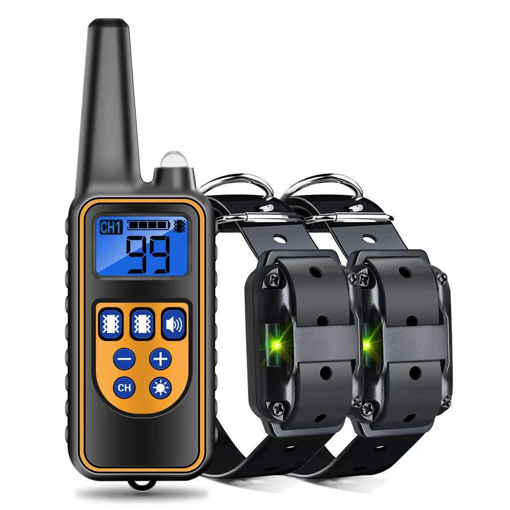 2600ft Waterproof Rechargeable Pet Dog Anti Bark Training Collar w/ Remote Control