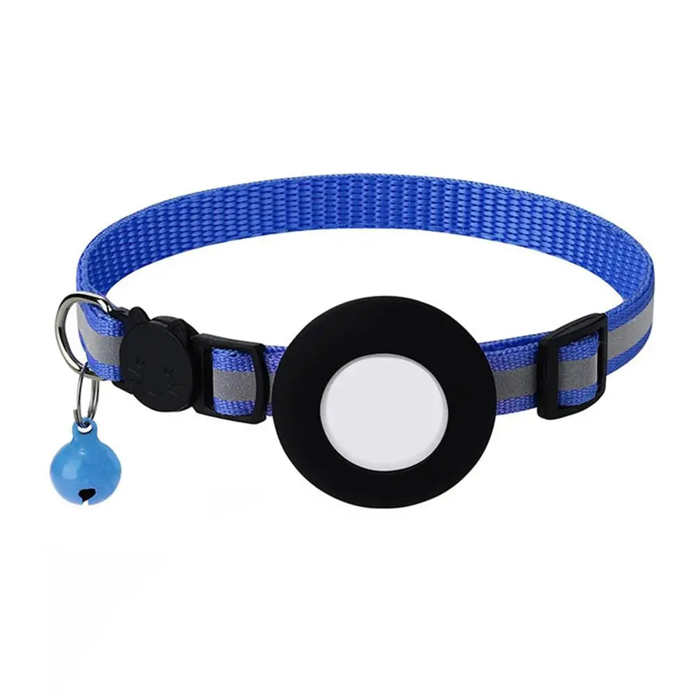 Pet Cat Collar with Protective Case for Anti Lost Locator Tracker Airtag Case