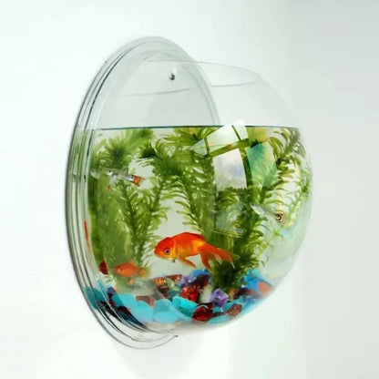 Hanging Aquarium Acrylic Fish Bowl Wall Tank