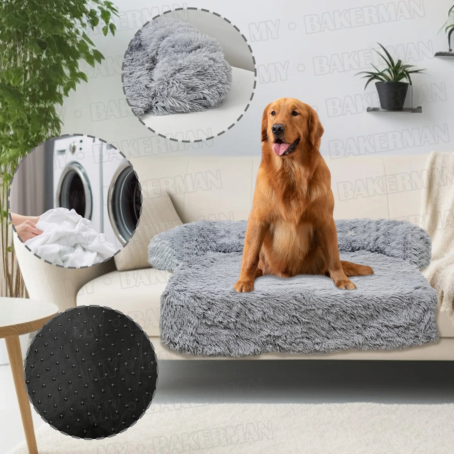 S-2XL Soft Plush Pet Dog Cat Bed Mat Sleeping Sofa