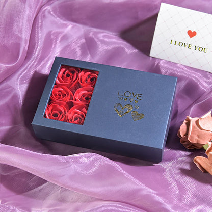 Forever Rose Gift Box with Mama Letter Necklace