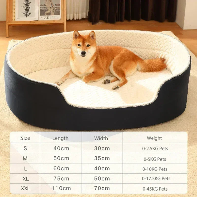 S-L Pet Dog Bed Sofa Kennel Cushion Mat