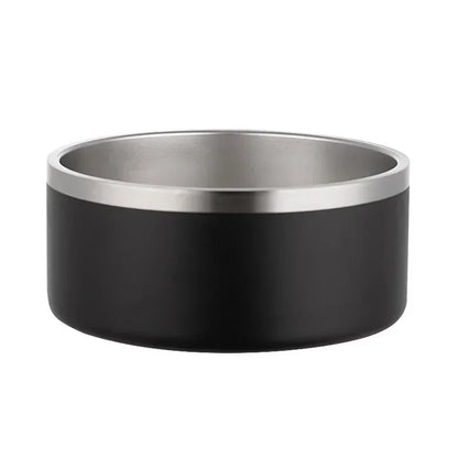 32/64oz Stainless Steel Round Pet Dog Cat Food Water Bowl