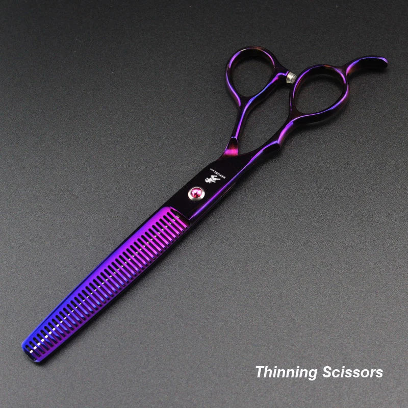 5pc Stainless Steel Pet Dog Cat 7" Grooming Scissors Combs Sets