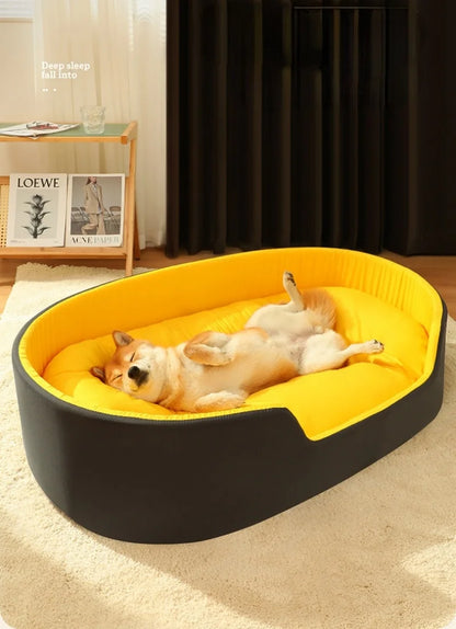 S-L Pet Dog Bed Sofa Kennel Cushion Mat