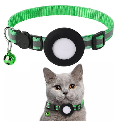 Pet Cat Collar with Protective Case for Anti Lost Locator Tracker Airtag Case