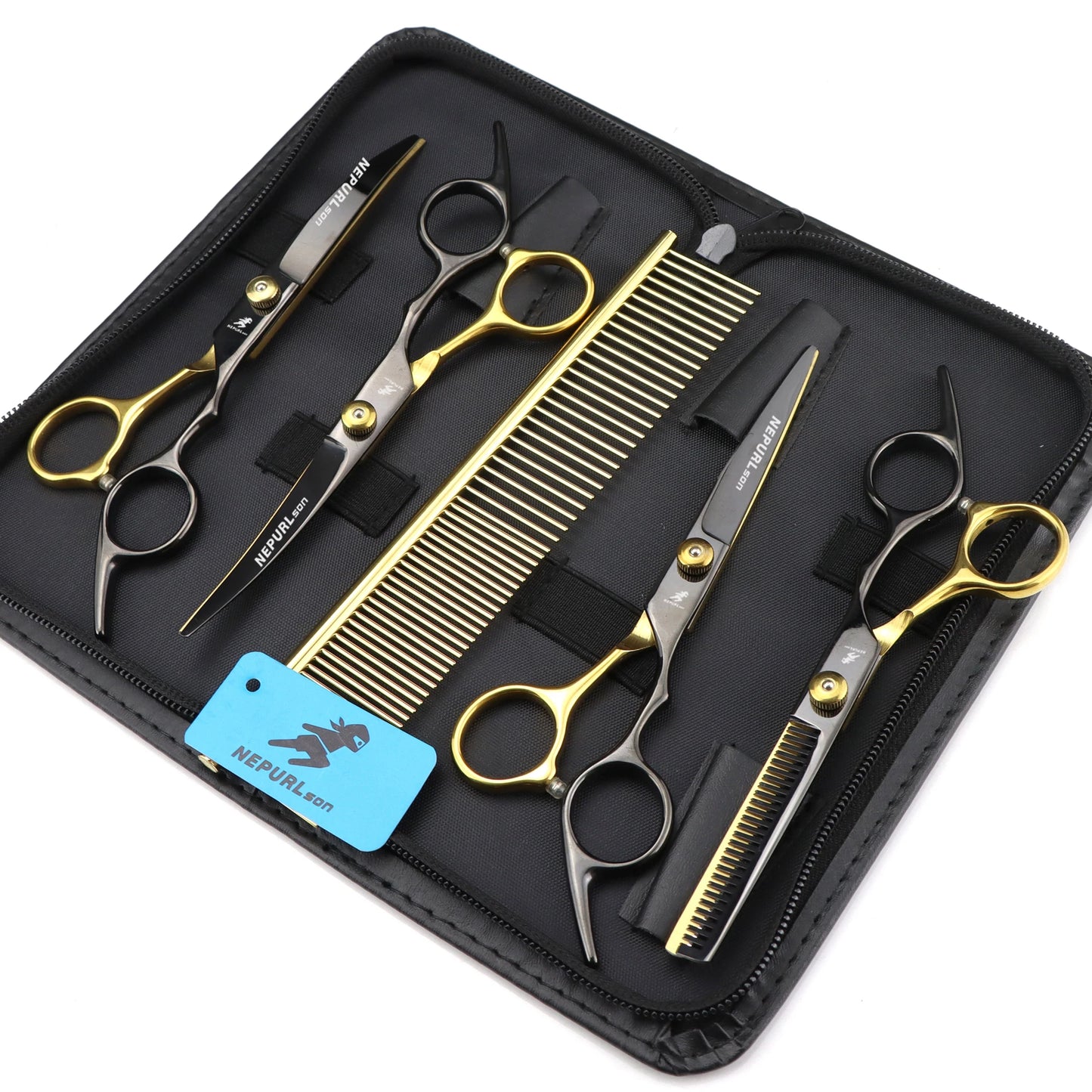 4-5pc Stainless Steel Pet Dog Cat 6" Grooming Scissors Comb Sets