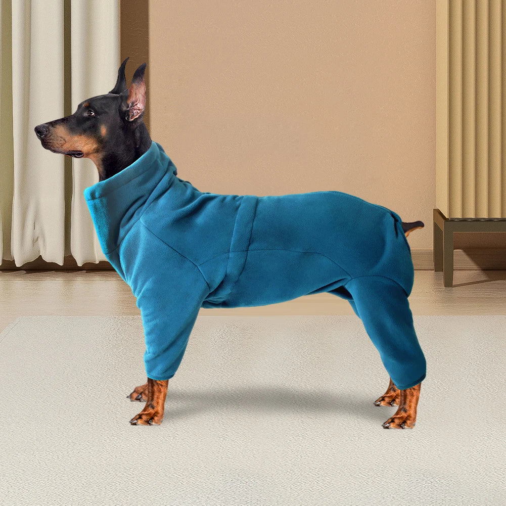 XS-XL Pet Dog Polar Fleece Jumpsuit Jacket Vest Apparel Outfit Clothes