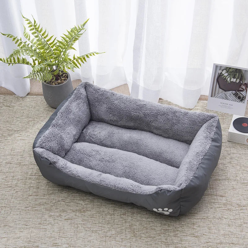 XS-L Waterproof Square Pet Dog Bed Mat Cushion