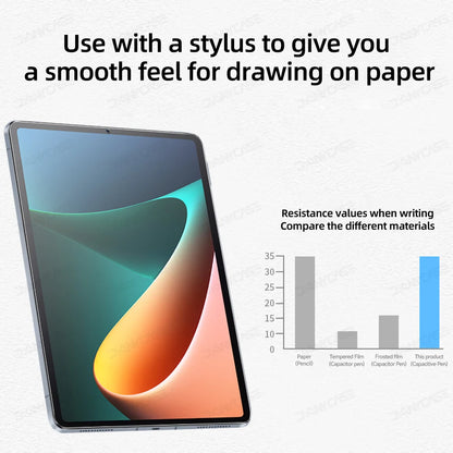 Paper Feel Screen Protector Film For Xiaomi Pad 6/5 Pro