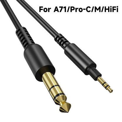 6.35mm to 3.5mm Aux Audio Cable for OneOdio Headphones