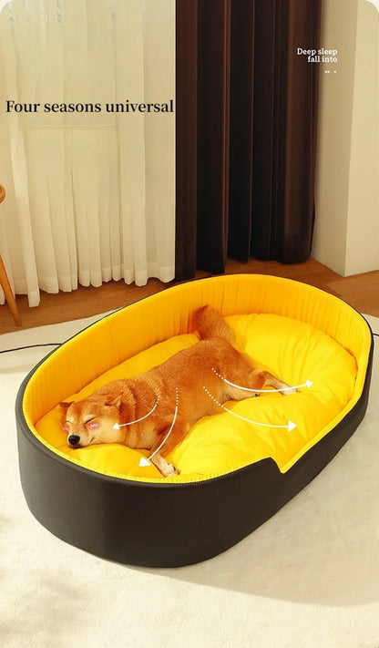 S-L Pet Dog Bed Sofa Kennel Cushion Mat