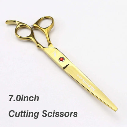 5pc 7" Stainless Steel Pet Dog Cat Grooming Scissors Comb Sets