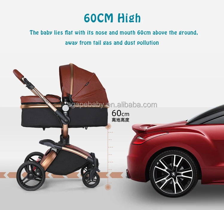 Baby Stroller 2-in-1