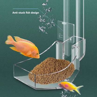 Acrylic Feeding Tube Aquarium Fish Tank Feeder