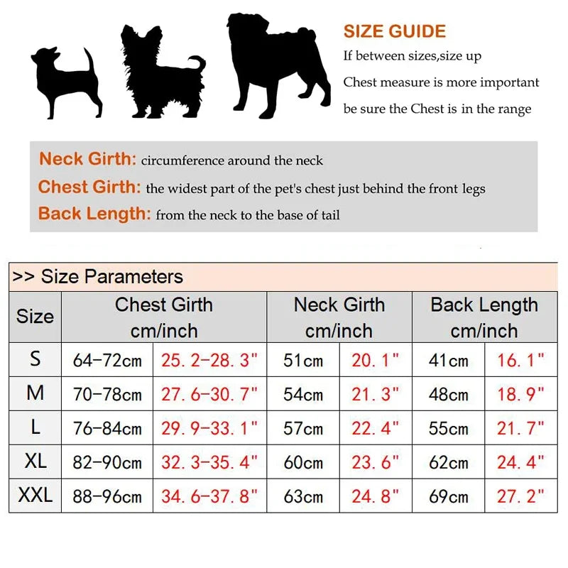 S-2XL Pet Dog Winter Coat Fleece Jacket Reflective Snowsuit Waterproof Windproof Apparel