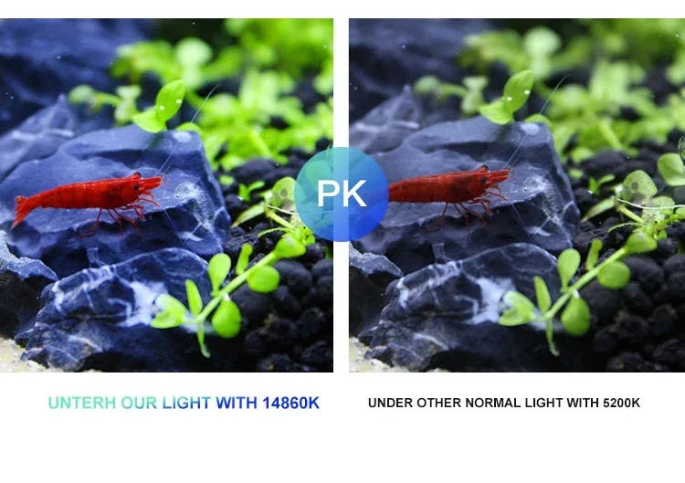 5-15W Ultra Thin Aquarium Fish Tank LED Light Clip-on Lamp