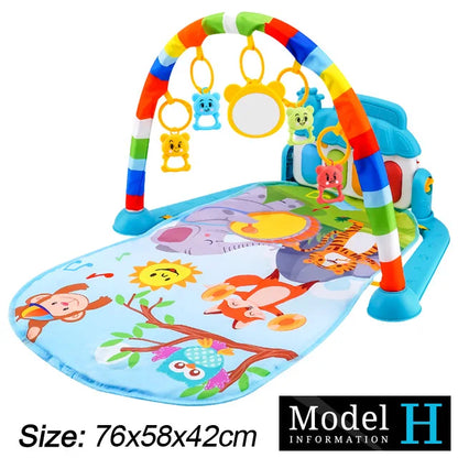 Baby Fitness Stand Music Play Gym for Early Education