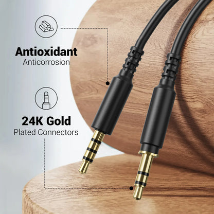 3.5mm to 3.5mm Audio Cable with Microphone for OneOdio