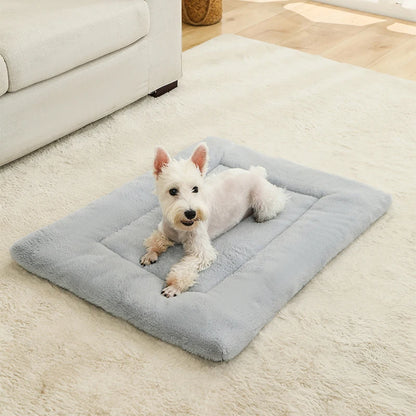 S-2XL Pet Dog Cat Soft Long Plush Beds Cushion Mat Sleeping Sofa