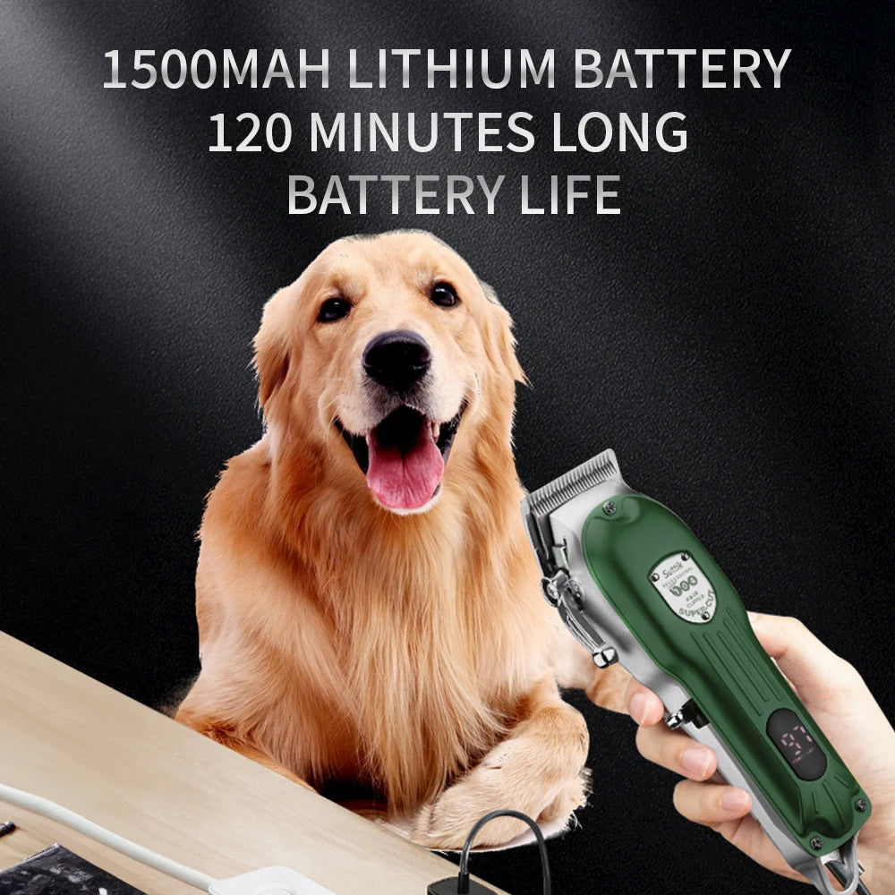 Rechargeable Low Noise Pet Dog Hair Clipper Grooming Kit