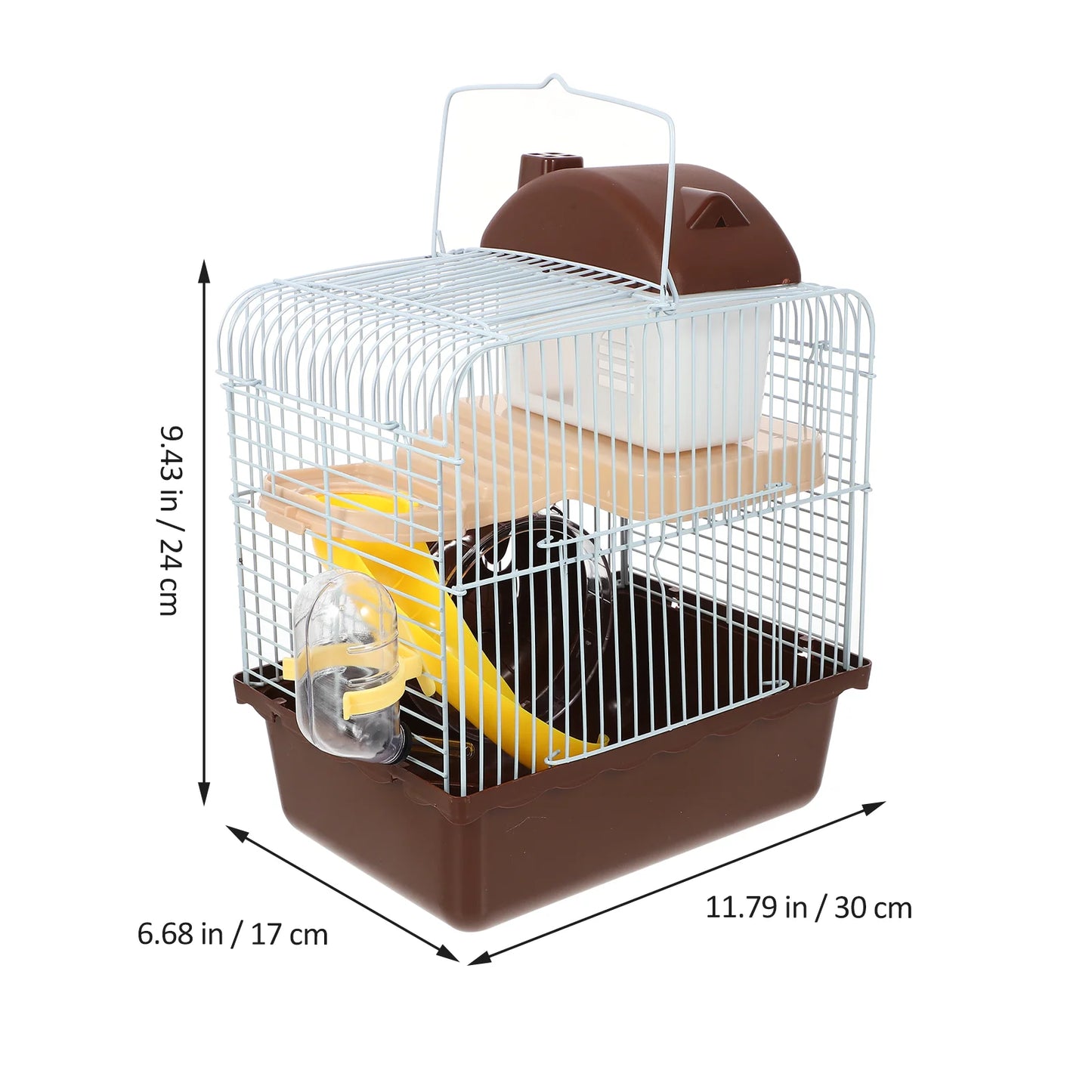 Double Layer Pet Hamster Chinchilla Acrylic Cage Crate