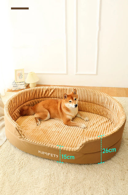 S-3XL Washable Plush Kennel Pet Dog Bed Sofa Cushion Mat