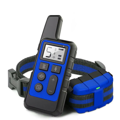 Pet Dog 500m Waterproof Remote Control Rechargeable Anti Bark Training Collar