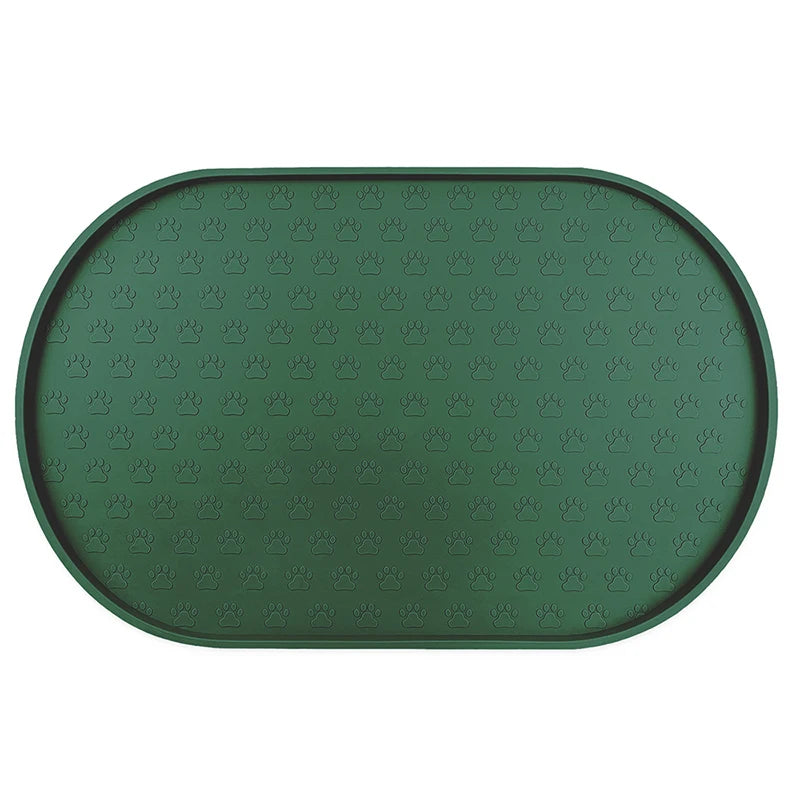 Non-Slip Easy to Clean Silicone Pet Cat Dog Food Mat Placemat