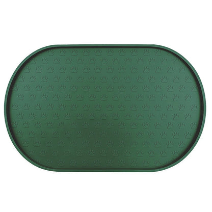 Non-Slip Easy to Clean Silicone Pet Cat Dog Food Mat Placemat